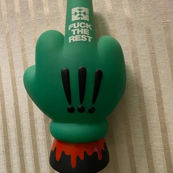 SLAMXHYPE HAND ON FIRE (Green) ADFUNTURE WORKSHOP LTD. RARE!